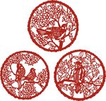 花鸟剪纸
