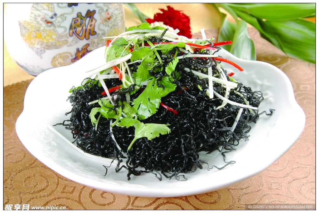 葱油鲜发菜