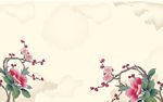 水墨梅花背景墙