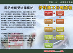 国防光缆护线宣传卡片