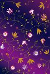 矢量花纹花朵背景底纹
