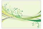 淡雅潮流花纹矢量图