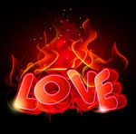 3D英文字体LOVE