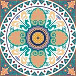 矢量花纹图案底纹