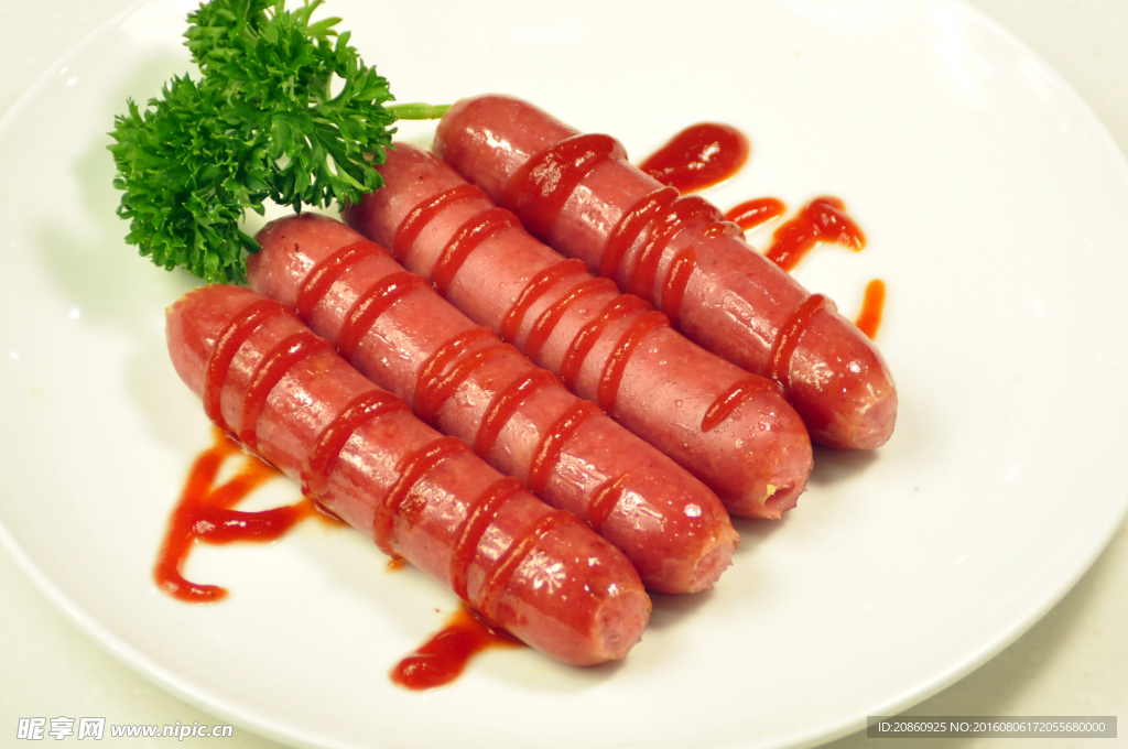 美味烤肠图片