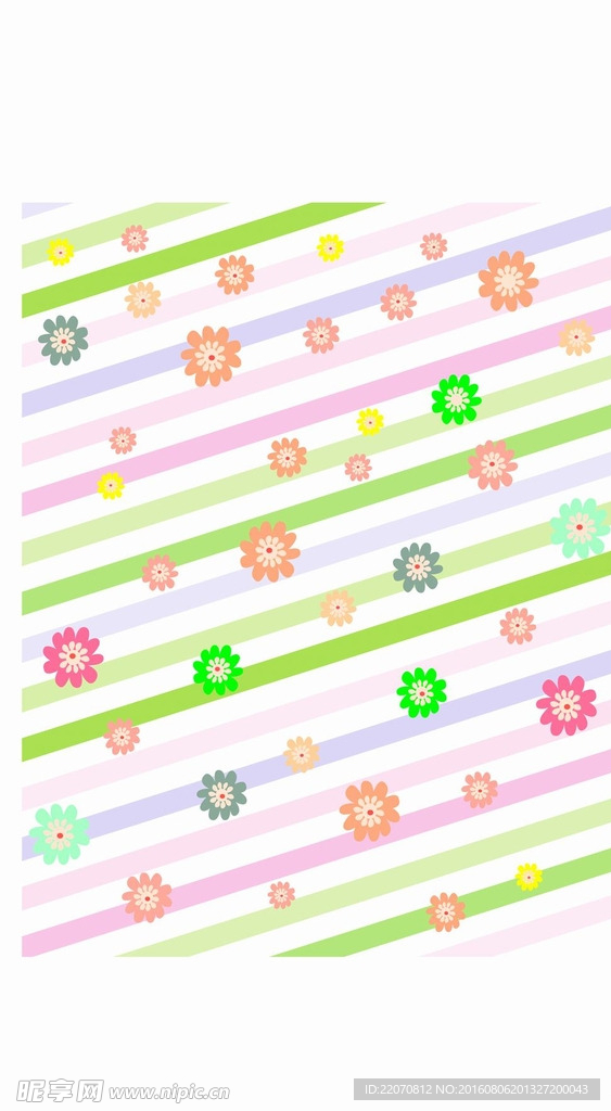卡通花纹