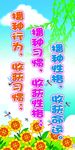 幼儿园标语展板