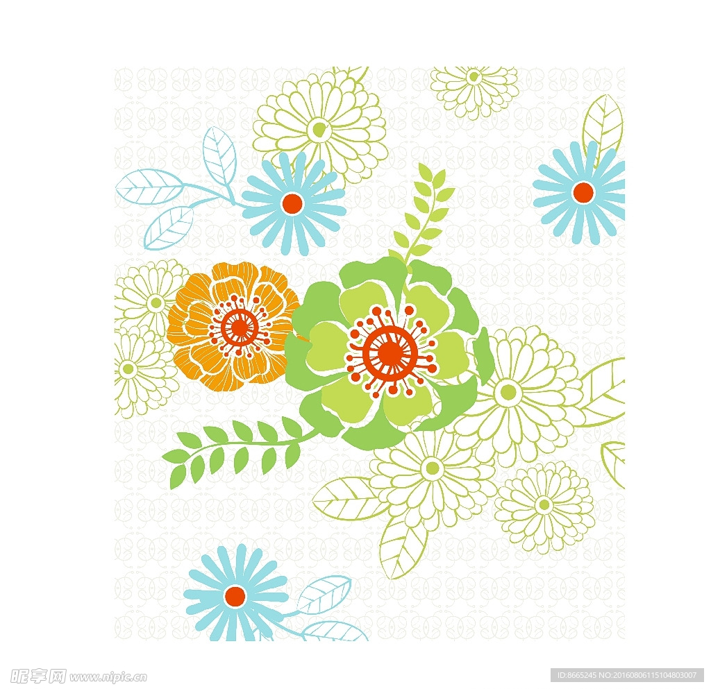 时尚花纹