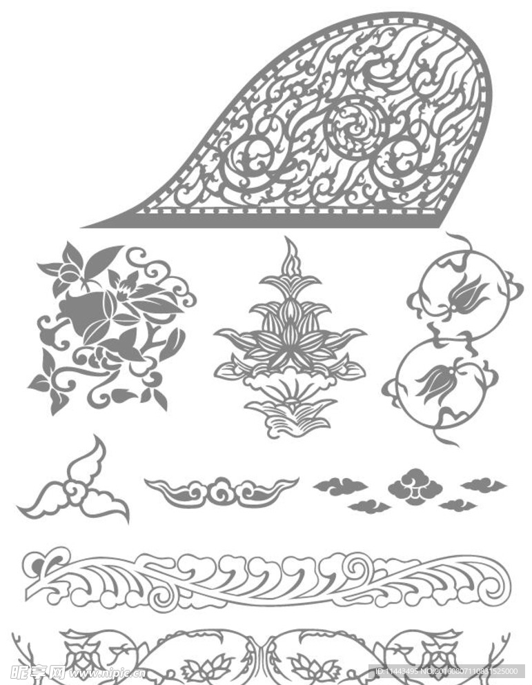 室内装饰花纹