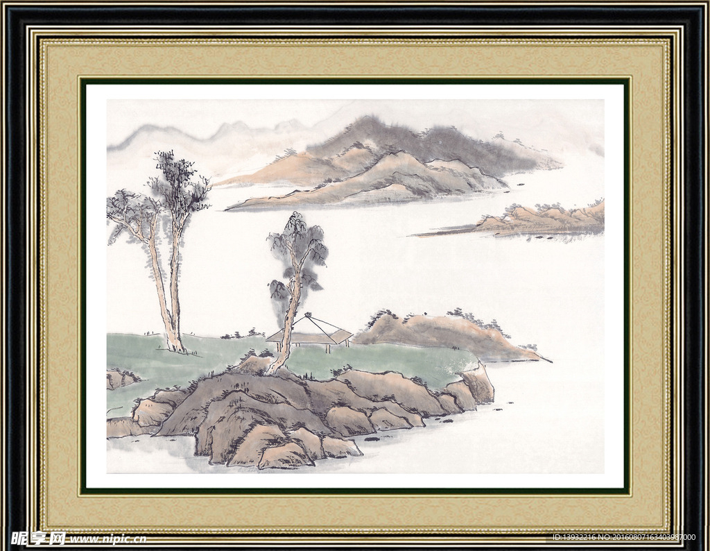 国画山水(画未分层)