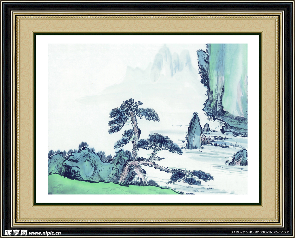 国画山水(画未分层)