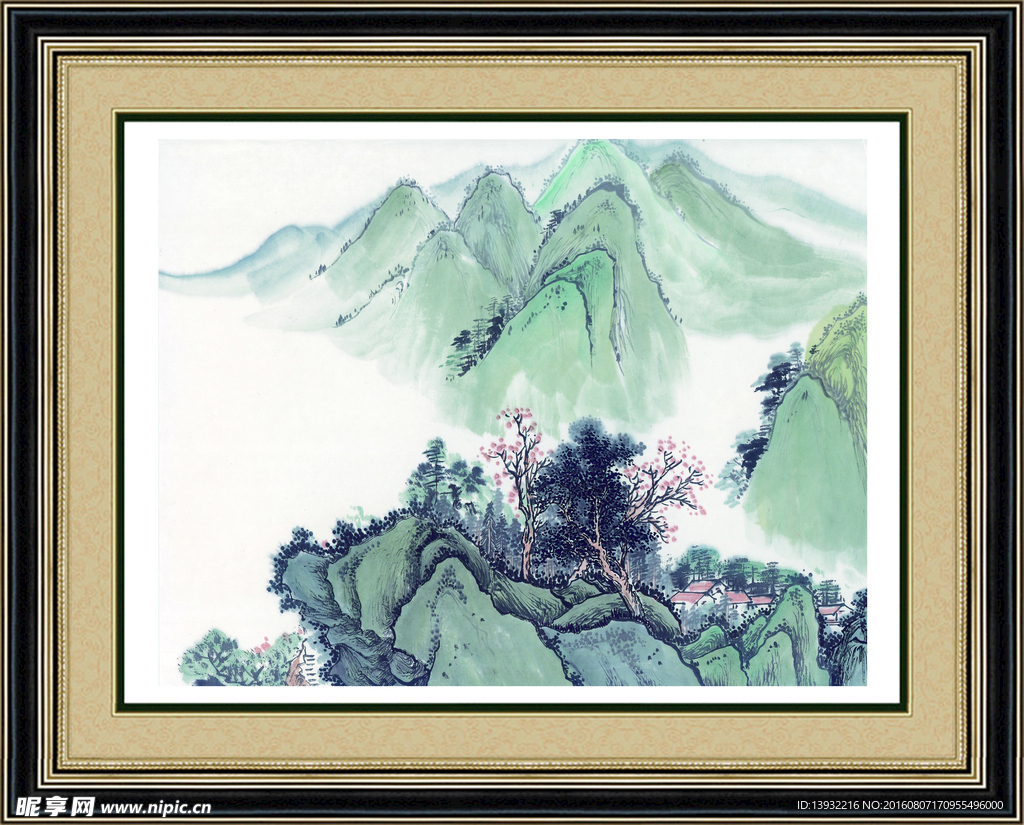 国画山水(画未分层)