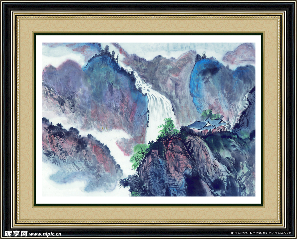 国画山水(画未分层)