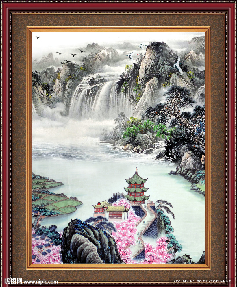 山水国画
