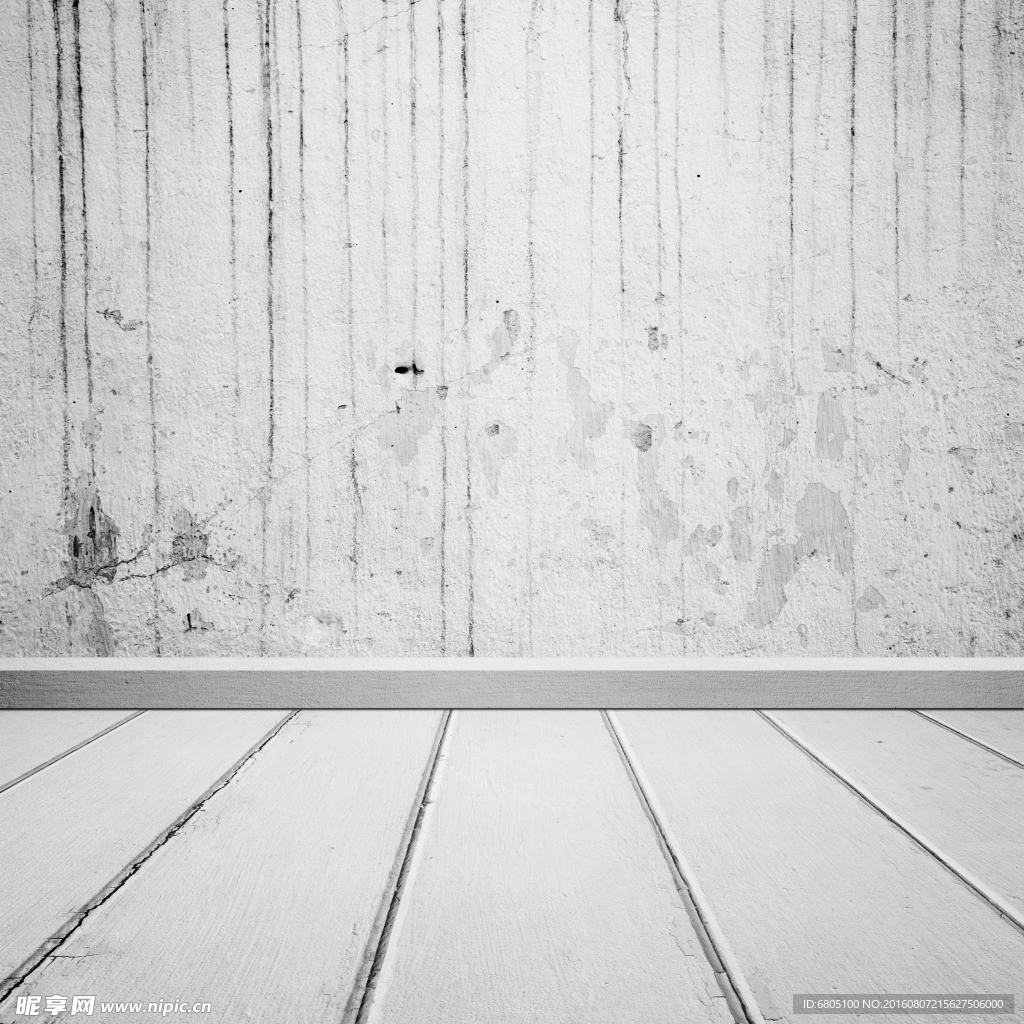 空间白色木纹水泥墙面背景底纹