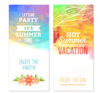 清新夏日派对banner矢