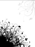 黑白抽象底纹花纹