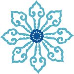 矢量盘子花纹背景底纹
