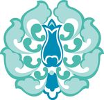 矢量盘子花纹背景底纹