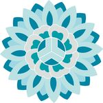 矢量盘子花纹背景底纹