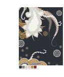 矢量循环花纹背景底纹