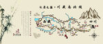 川藏骑行南北线路图设计稿