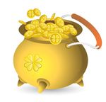 金盆图标矢量素材