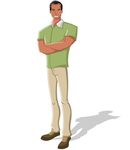卡通男人