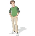 卡通男孩