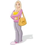 卡通女人