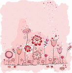 卡通花纹