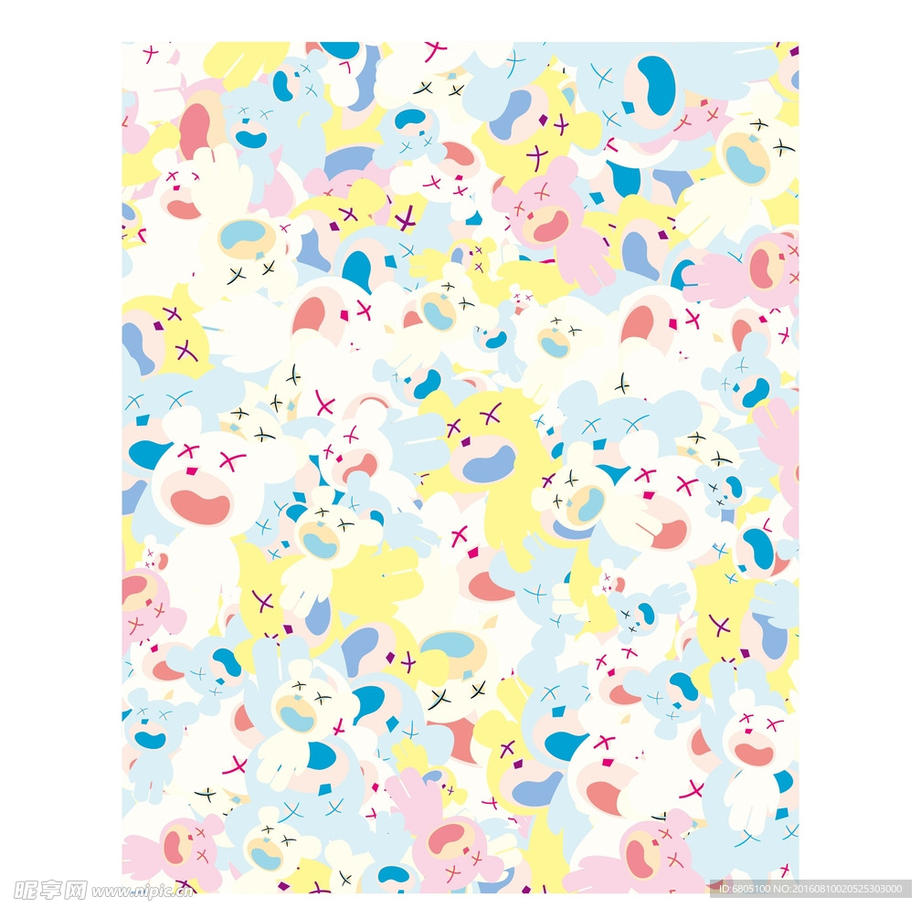 矢量彩色抽象背景底纹