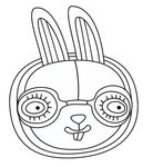 兔子装饰画