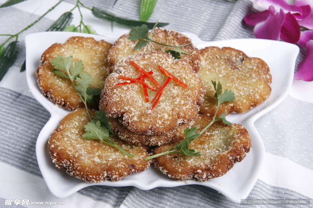 香酥地瓜饼