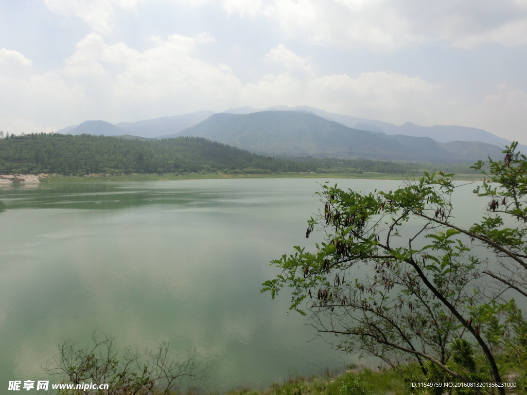 纸坊水库夏季风景