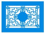四角福 镂空图形