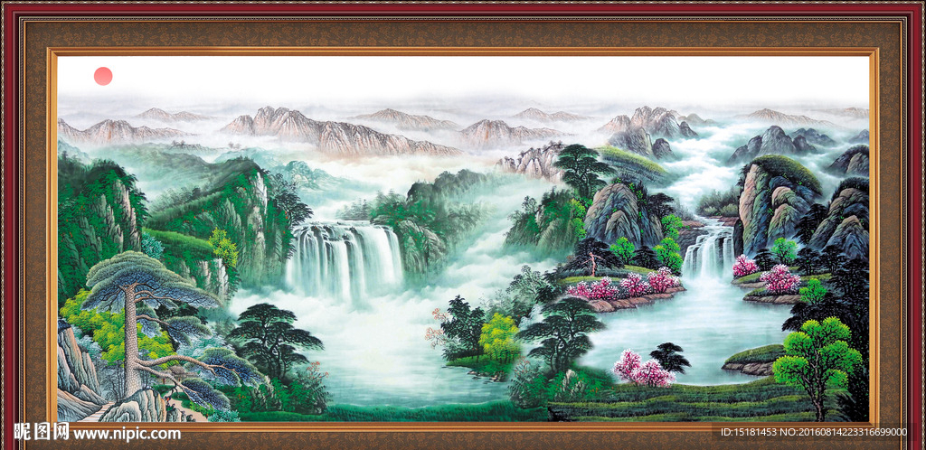 国画山水