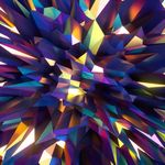 水晶底纹 炫酷水晶