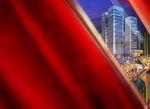红色商业背景