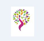 彩色树LOGO