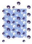 矢量循环花纹背景底纹