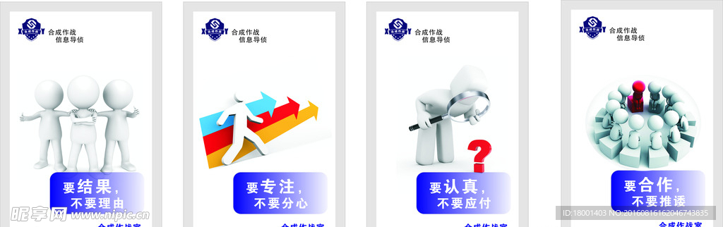 合成作战展板