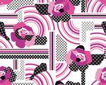 矢量循环花纹背景底纹