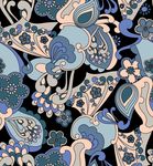 矢量唯美浪漫花纹背景底纹
