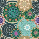 矢量唯美浪漫花纹背景底纹