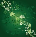 矢量循环花纹背景底纹