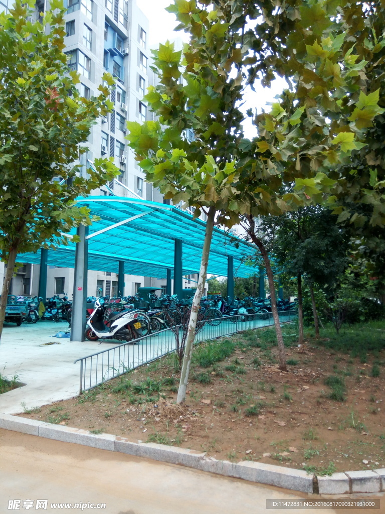 小区车棚