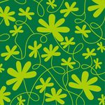 绿色循环花纹背景底纹