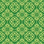 绿色矢量花纹背景底纹