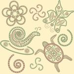 时尚花纹